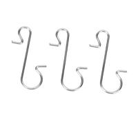 MasYosh Metal S Shape Hook, High Hardness Design (White)