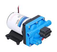 MasYosh Micro Diaphragm Pump, DC Electric High Pressure Water Pump with Automatic Stop and Anti-Vibration, for Car Wash Garden Spraying RV Shower Booster 11.3L/min 3.0GPM (F42-101-055-101(12V))