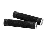 MasYosh Mountain Bike Handlebar Grips, Unique Texture Design 30mm Diameter with Enhanced Shock Absorption, for Most Bicycles 22.2mm Installation Inner Diameter (Black)