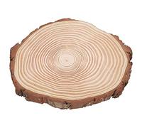 MasYosh Natural Wood Slices with Bark, Irregular Shape 2cm Thick (29 * 26)