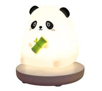 MasYosh Night Light for Kids, Cute Panda LED Light, Soft Silicone Night Light with Touch Sensor, USB Rechargeable Bedside Lamp, for Room Desk Decor Birthday