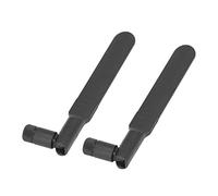 MasYosh Omnidirectional Antenna, 2.4GHz 5.8GHz Dual Band SMA Male Connector High Gain 8DBI, with and Sun Proof Design, for WiFi Router Security Alarm Smart Home (Black)