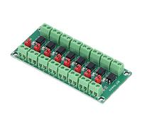 MasYosh Optocoupler Isolation Board, 8 Channel Photoelectric Isolated Module with Jumper Cap for High Level or Pull Down Output, 3.6-30V Output Voltage, Strong Interference