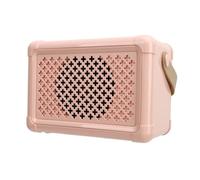 MasYosh Portable Karaoke Speaker System, 5.0 Wireless Microphone Speaker with 6 Sound Effects and USB Charging, for Home Outdoor Party Singing (Pink)