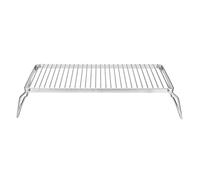 MasYosh Portable Stainless Steel Folding Campfire Grill Durable Cooking Rack for BBQ Camping, 17.3 X 6.3in, for Backpacking Field Trips