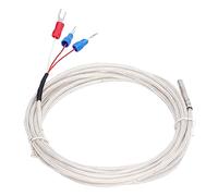 MasYosh Pt100 Temperature Sensor Probe, 3 Wire Thermistor Probe with PFA Outer Layer and Stainless Steel Tip, for Industrial Systems and Thermostatic Control