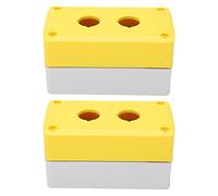 MasYosh Push Button Box, 2 Holes Control Station for Machine, with Compact Size and Light Weight, for Automation Crane Instrumentation