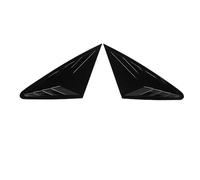 MasYosh Rear Window Louver Cover, 2Pcs ABS Plastic Side Window Air Vent Scoop Shade for FY Coupe 2018 2024, with Stylish Design for Car Decoration (Glossy Black)