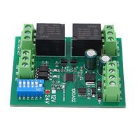 MasYosh Relay Module, 2 Channel RS485 Control Board Switch Controller DC 24V with TVS Anti Protection, Hardware Reset Function, for Equipment