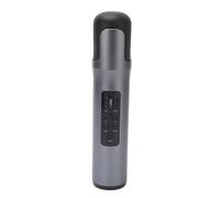 MasYosh Singing Microphone, Portable Mic Speaker with Built in Sound Card and Reverb Effects, for Karaoke Party Performance Recording (Black)