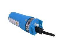 MasYosh Solar Energy Submersible Deep Well Water Pump Durable High Power 12V DC Pump for Livestock Drinking Irrigation Pond Exchange Remote Home 10.4 X 3.9 X 3.5in (Blue)