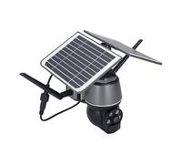 MasYosh Solar Security Camera, Wireless Outdoor 1080P PTZ Camera with Color Night and 2 Way Talk, for Home Security with 9000mAh Battery and PIR Motion Detection (4G JP)