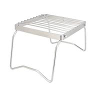 MasYosh Stainless Steel Folding Campfire Grill Durable BBQ Grid for Outdoor Camping, Picnic, Beach | 1 X Folding Grill