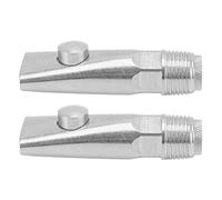 MasYosh Stainless Steel Water Nipple Durable Even Water Volume Drinker for Sows Piglets, 2pcs for Farm (Without Filter)