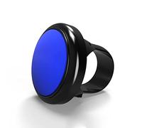 MasYosh Steering Wheel Knob, 80x55mm ABS Adjustable Wearproof Handle Aid Booster with Small Lightweight Design, for Car Truck (Blue)