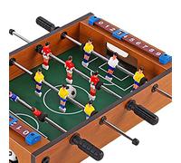 MasYosh Table Football, Wooden Tabletop Soccer Game for 2 to 4 People with Fixed Scorer and 12mm Thickened Plate, Parent Child Toys Friends Gathering Team Building