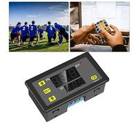 MasYosh Timer Relay Module, DC 12V Dual Display Digital Cycle Delay Switch Controller Voltmeter 20A, with Low Power Consumption Design, for Home Office Factory