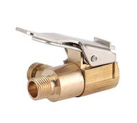 MasYosh Tire Inflator Chuck, Quick Connect Disconnect Nozzle for Car Motorcycle, with Valve Spring Button Design