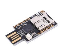 MasYosh Virtual Keyboard Badusb, SDHC Card FAT32 Volume TF Memory, with USB, for Leonardo Item Various Devices (Black)