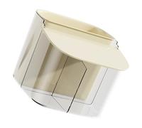 MasYosh Wall Mounted Makeup Cotton Box, Breathable Design | Multi compartment storage, with lid, Hygienic material, Suitable for bathroom