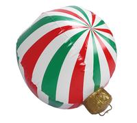 MasYosh Xmas Inflatable Ball, Unique Candy Shape 23.62in (Model B Bold