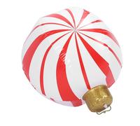 MasYosh Xmas Inflatable Ball, Unique Candy Shape 23.62in (Model C Red