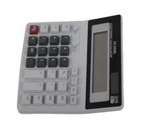 Masyrt 12 Digit Calculator, Small Portable Desktop Calculator with Battery Dual Power for Office Study (DS-200ML)