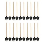 Masyrt 20 Mini Shovel -set, Lifelike Details, Portable Doll House -Miniatur Shovel Toy, Consisting of Beech Wood, for Dollhäuser From 1/12 1/6, Ideal Decoration or