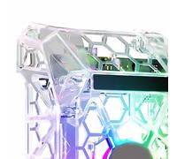 Masyrt 3D Print Head Shell Print Head Cover Tool Front Housing RGB Light Cooling Fan Duct Web Control for Lab P1P P1S X1E with Panda Hot End