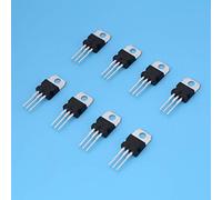 Masyrt 40pcs 8 Types 7805 7809 7812 7815 7905 7912 7915 LM317 Transistor Set, Control Current, Amplify Weak Signal, for Electronic Circuit, Semiconductor Device