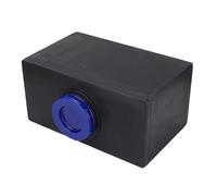Masyrt 5 Gallon RV Fresh Water Holding Tank, Heat and Cold Square Water Storage, 100mm Large Diameter Water Inlet, Black, for RVs, Trailers, Boats, Yachts