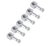 Masyrt 6Pcs Sewing Machine Needle Clamp, Stainless Steel Universal Replacement Accessories, Firmly Fix Needles with Screw for Household and Studio Use, Easy Installation, Stable Support
