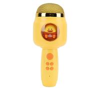 Masyrt Children Microphone Wireless Handheld Mic for Party, Cute Lovely Households with Magnificent Sound Reverb, Playback 4H, Charging 3H (Yellow)