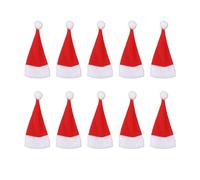Masyrt Crafts Mini Santa Hats,DIY Ornaments for Tableware Decoration, 30Pcs