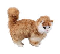 Masyrt Cute Adorable Cat Plush Toy Doll with Beautiful Craftsmanship, Endless, School Education, Present for Children, Adorable Soft Toy (Simulated Cat)