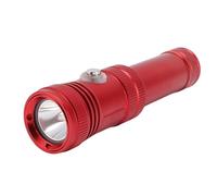 Masyrt Dive Light,1200 Luminous Flux Scuba Diving Torch,Flux Water Proof 50m Scuba Diving Flashlight Torch,Compact and Portable for Camping Marine Observation Emergency Situations (Red)