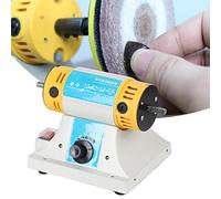 Masyrt Electric Polishing Burnishing Machine, High Efficiency Jade Carving Wood Grinding Machine for Grinding, Drilling, Polishing (UK Plug)