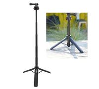 Masyrt Extendable Camera Tripod for 3 20.9 Inch Aluminum Magnetic 4 Section Adjustable Selfie Stick Action Camera Tripod for Vlogging