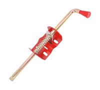 Masyrt Farm Gate Anchor, Cattle Gate Accessory Rod Holder with Drop Pin Rod, Farming Livestock Fence Gate Iron, for Tube Gate