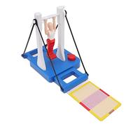 Masyrt Figure Rotating Athlete Board Game with Low Noise, Compact and Safe Kids Gymnastics Board Game Toy for Kids Party, Playing with Family and Friends