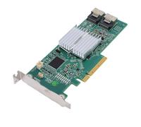 Masyrt H310 IT Mode SAS Compatible RAID 0 1 5 10 Array Card, PCI Ex8 4Gb/S Dual SFF8087, 8 Ports Storage Controller for Expanded Data Safety
