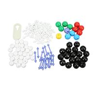 Masyrt Molecular Model Kit, Plastic for Organic Chemistry Teaching, with Colored Balls and Keys for Laboratory Use
