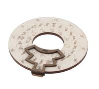 Masyrt Musical Educational Wooden Melody Wheel Rotating Circle of Fifths, Essential Chord Tool for Musicians and Songwriters
