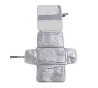 Masyrt Newborn Changing Mat with Wet Wipe Holder Water Proof Portable Baby Diaper Changer Pad,Oxford Fabric Multifunctional Fold Baby Changing Mat Machine Washable for Toddlers Newborns (Grey)