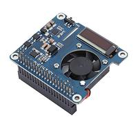 Masyrt PoE HAT 40Pin GPIO Expansion Board Power Over Ethernet Module OLED Display Cooling Fan 802.3af Network Standard Isolated SMPS for RPI 3B+ 4B