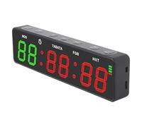 Masyrt Portable Gym Timer Clock Magnetic Rechargeable Workout Interval Fitness Digital Timer with Stopwatch for Home Garage Boxing