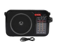 Masyrt Portable Radio Frequency Modulation AM SW Bluetooth Speaker Storage Card Music Player Rechargeable Radio