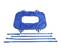 Masyrt Positioning Bed Cushion with 4 Reinforced Soft Handles, Patient Litter Prevents Bed Pain, Hollow Body Fixation, Helps When the Upholstery Is Turned over with Paralyzed (L)