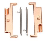 Masyrt Premium Stainless Steel Watch Band Connection Adapter - Pair Metal Connection Adapters for 18-22mm Watch Bands, Replacement Strap Connectors (1 Pair)