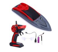 Masyrt Remote Control Speedboat,Rc Boats for Kids 8-12 Adults,High Speed Electric Boat 2.4G Frequency Sealed Water Proof Long Lasting Battery Toy Boat for Pools Lakes Speed Boats (Red)
